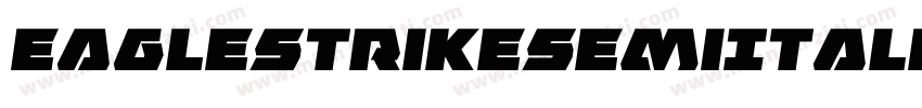 EagleStrikeSemiItalic-gVME字体转换