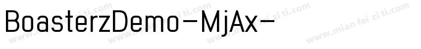 BoasterzDemo-MjAx字体转换