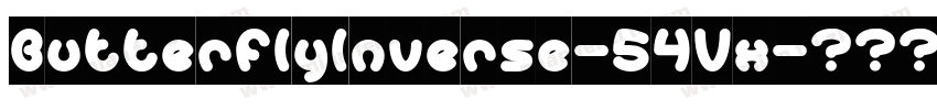 ButterflyInverse-54Vx字体转换