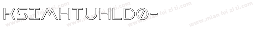 KSIMHTUHLD0字体转换