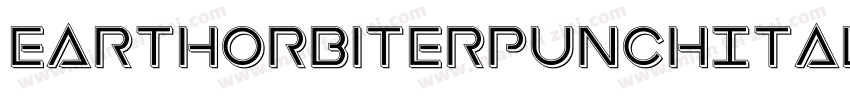 EarthOrbiterPunchItalic-ozaq字体转换