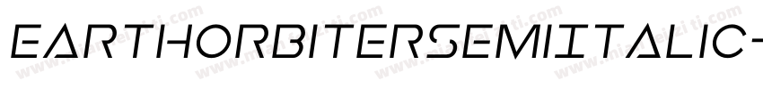 EarthOrbiterSemiItalic-4OzY字体转换