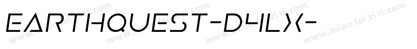 EarthQuest-D4Lx字体转换