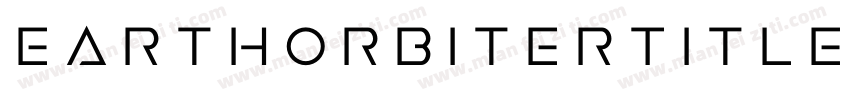 EarthOrbiterTitleItalic-WEn9字体转换