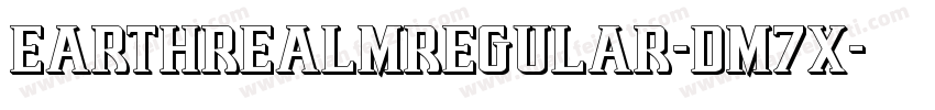EarthrealmRegular-Dm7x字体转换