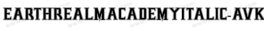 EarthrealmAcademyItalic-avKJ字体转换