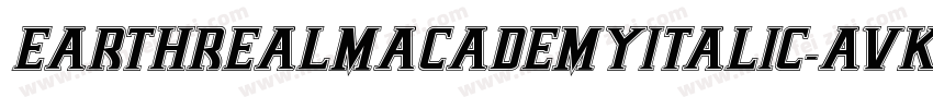 EarthrealmAcademyItalic-avKJ字体转换