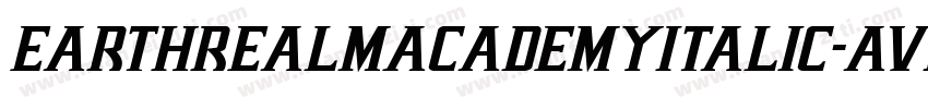 EarthrealmAcademyItalic-avKJ字体转换