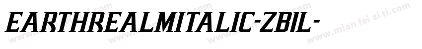 EarthrealmItalic-ZB1l字体转换