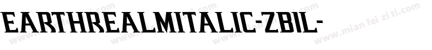 EarthrealmItalic-ZB1l字体转换
