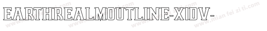 EarthrealmOutline-x1DV字体转换
