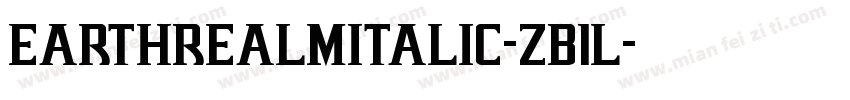 EarthrealmItalic-ZB1l字体转换