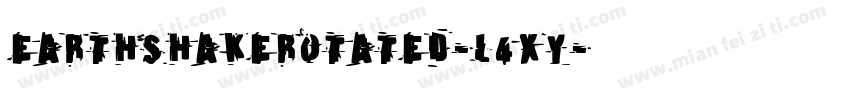 EarthshakeRotated-L4Xy字体转换
