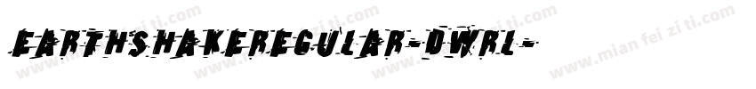 EarthshakeRegular-dwRl字体转换