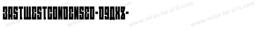 EastWestCondensed-d9AxZ字体转换