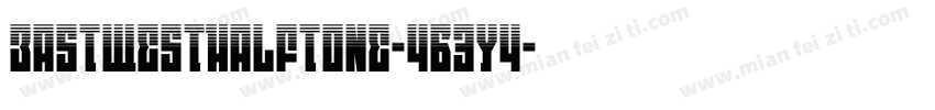 EastWestHalftone-4B3y4字体转换