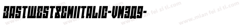 EastWestSemiItalic-vm3A9字体转换