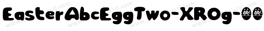 EasterAbcEggTwo-XR0g字体转换