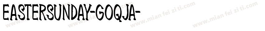 EasterSunday-GOqJa字体转换