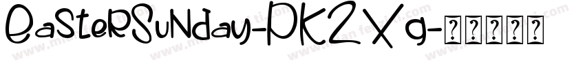 EasterSunday-PKZXg字体转换