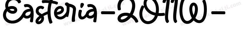 Easteria-2O11W字体转换