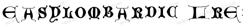 Easylombardic-LrED字体转换