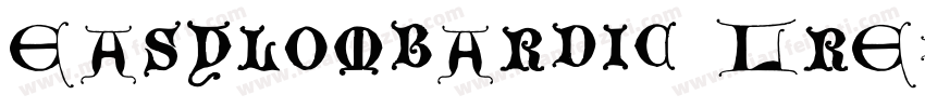 Easylombardic-LrED字体转换