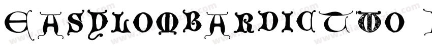 EasylombardicTwo-LOMg字体转换