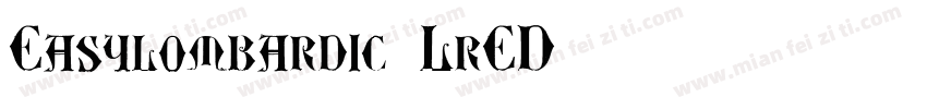 Easylombardic-LrED字体转换
