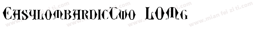 EasylombardicTwo-LOMg字体转换