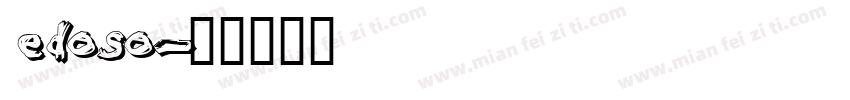 edoso字体转换