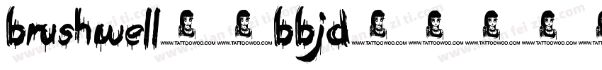 Brushwell-4BBJD字体转换