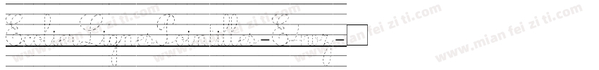 EcolierLignesPointilles-E4wz字体转换