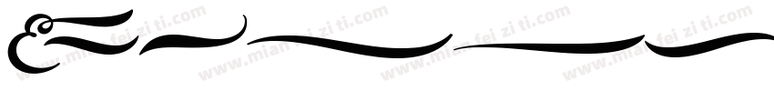 EdersonDecoPersonalUseOnly-PY2B字体转换