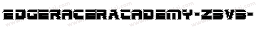 EdgeRacerAcademy-Z3v3字体转换