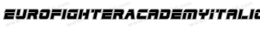 EurofighterAcademyItalic-3EAy字体转换