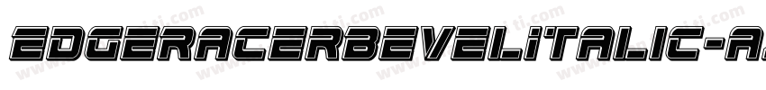EdgeRacerBevelItalic-azXK字体转换