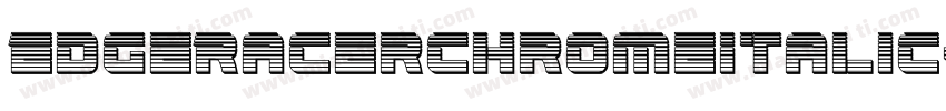 EdgeRacerChromeItalic-pzAd字体转换