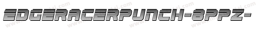 EdgeRacerPunch-8pPz字体转换