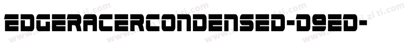 EdgeRacerCondensed-D9eD字体转换