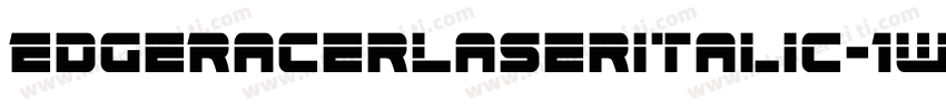 EdgeRacerLaserItalic-1WKZ字体转换