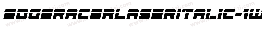 EdgeRacerLaserItalic-1WKZ字体转换