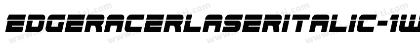 EdgeRacerLaserItalic-1WKZ字体转换