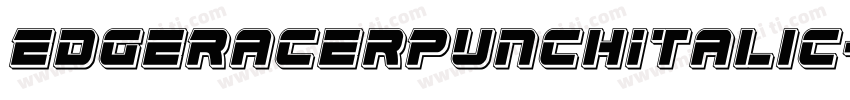 EdgeRacerPunchItalic-YZ6v字体转换