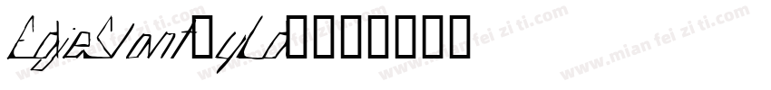 EdjeSlant-yLd3字体转换