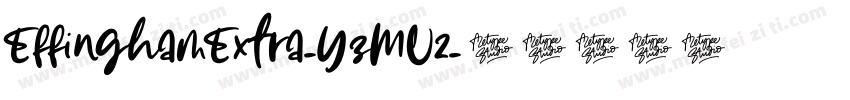 EffinghamExtra-YzMV2字体转换