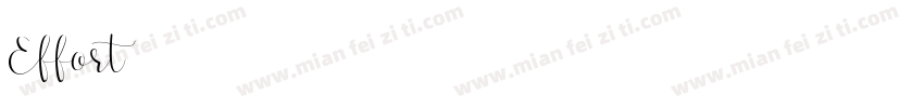 Effort字体转换