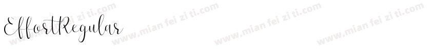 EffortRegular字体转换
