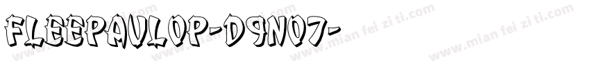 Fleepavlop-d9nO7字体转换