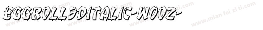 EggRoll3DItalic-w0oZ字体转换